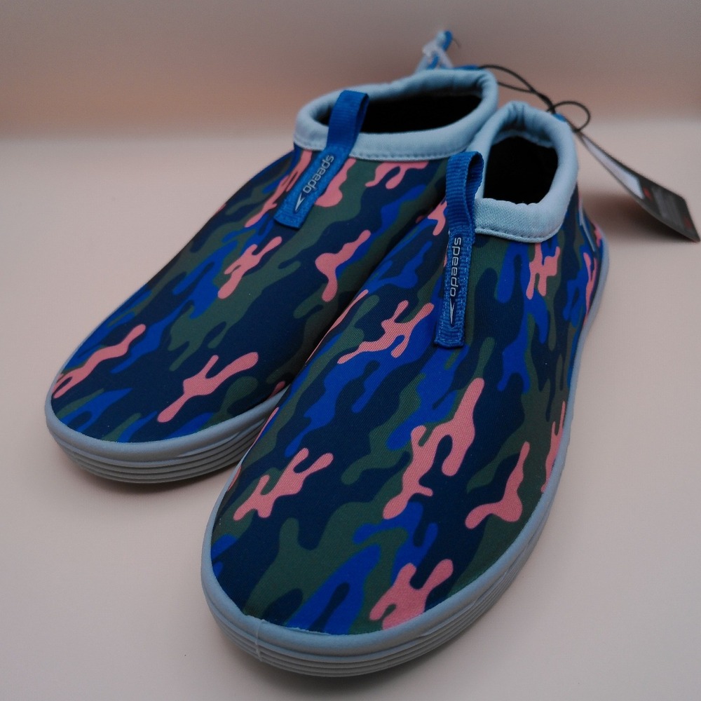 Speedo‎ Surfwalker Rush Peacoat Camo Quick Dry Beach Water Shoes Womens Size 7